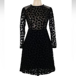 Sonia Rykiel textured dress with tie back NWT, New, Sheer Print,Mesh